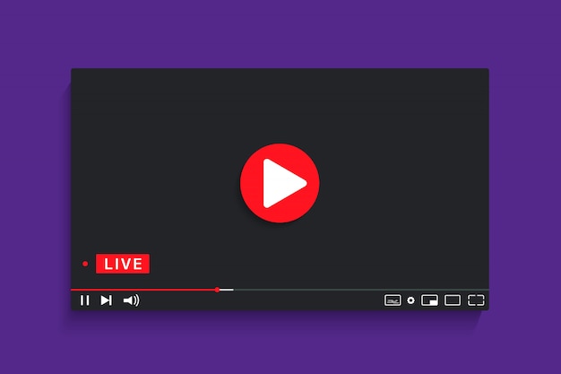 Stok canlı yayın video oynatıcı