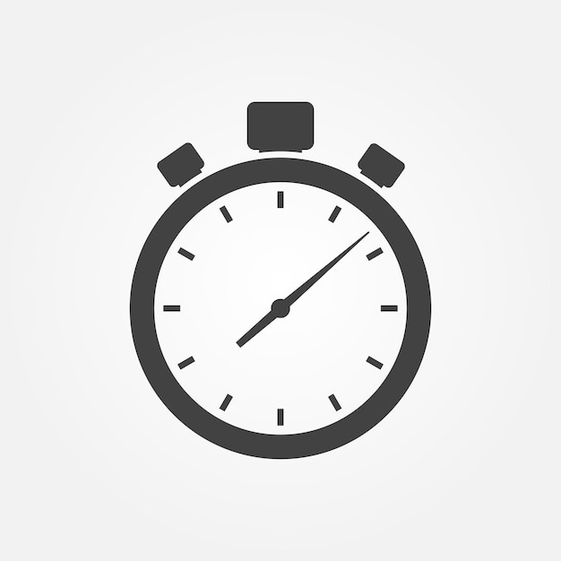 Stopwatch icon Timer icon Stopwatch Sport equipment Stopwatch pictogram Stopwatch silhouette