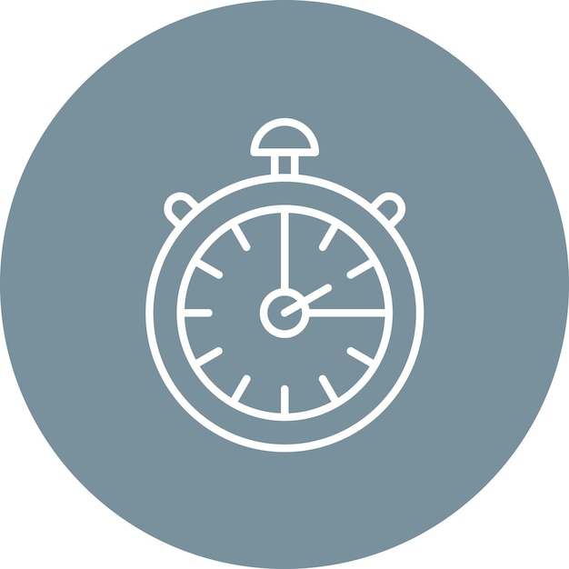 Stopwatch icon vector image Can be used for Athletics