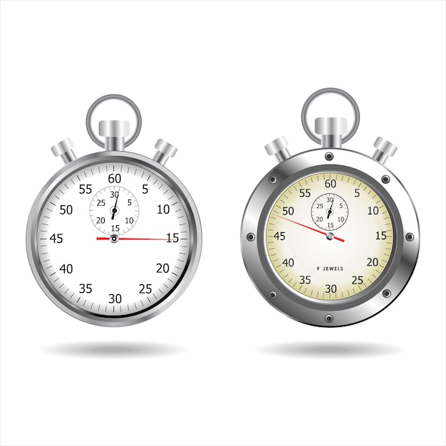 Stopwatch or Chronometer isolated on white background