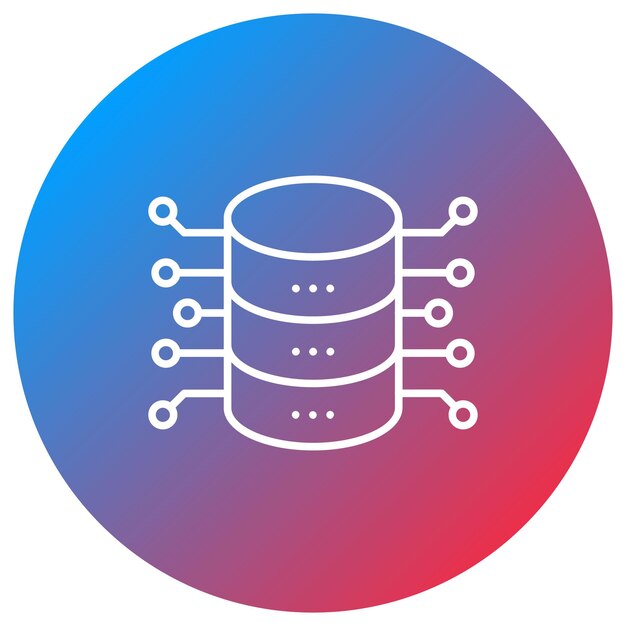 Storage icon vector image Can be used for Computer Science