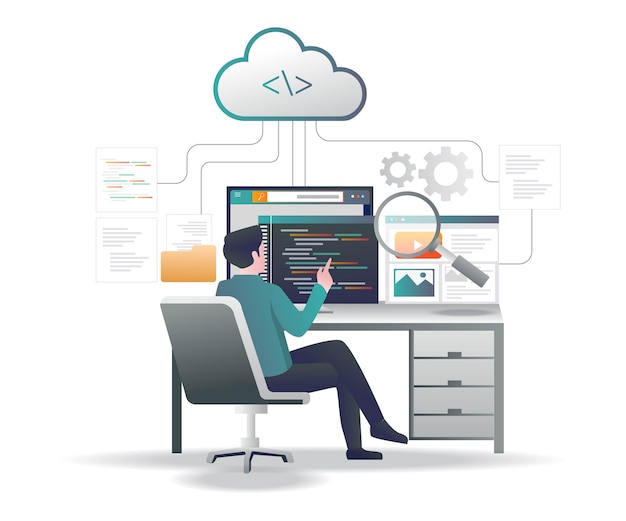 store a lot of programming data on cloud server