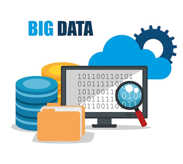 Store datasæt-ikoner