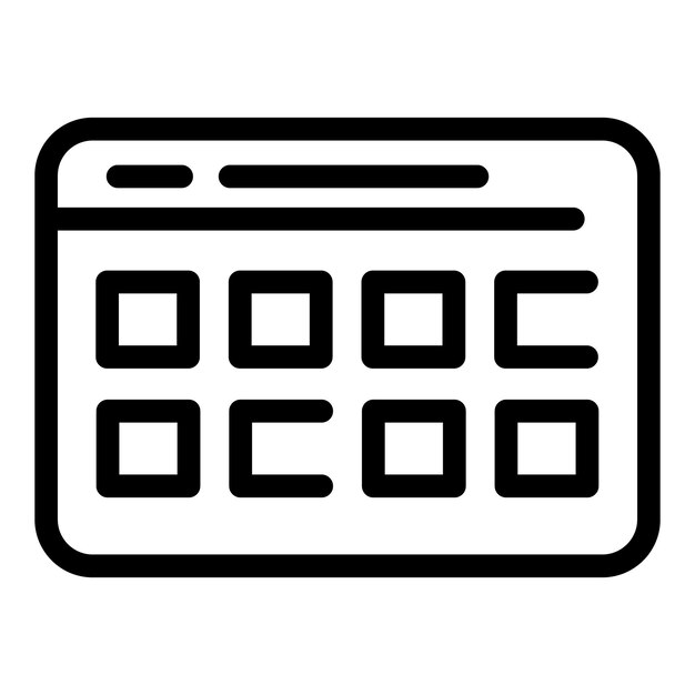 Story interface icon Outline Story interface vector icon for web design isolated on white background