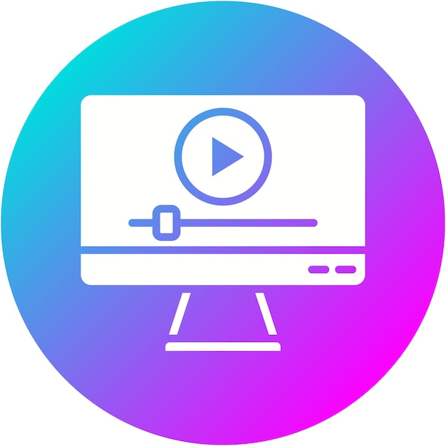 Streaming vector icon Can be used for Virtual Reality iconset