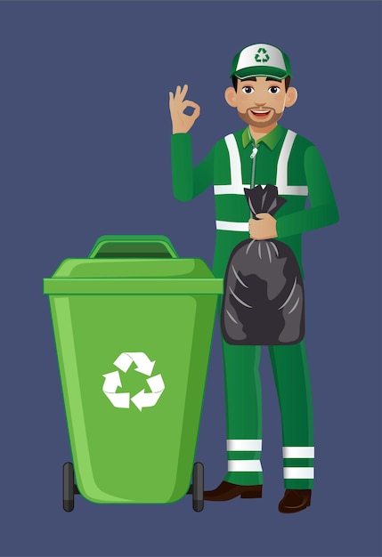 Street Cleaner with different pose