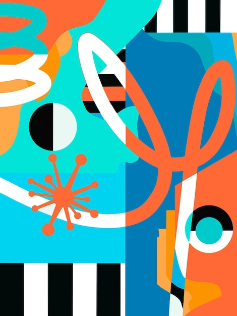 Street Pattern Desighn Illustration