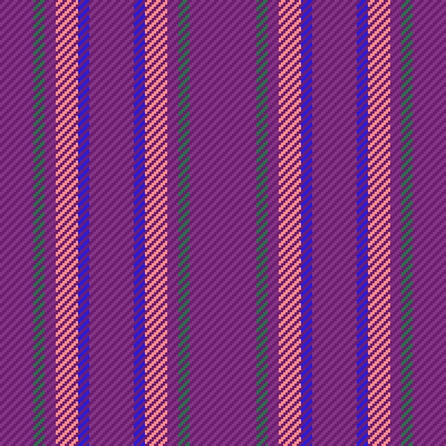 Stripe background textile Vertical fabric texture Pattern vector lines seamless
