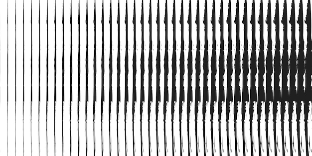 Stripes brush stroke background pattern White on black Vector illustration