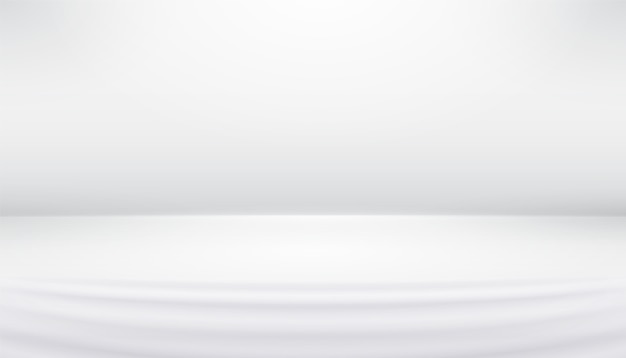 Studio background white gray abstract with smooth lines, shadows