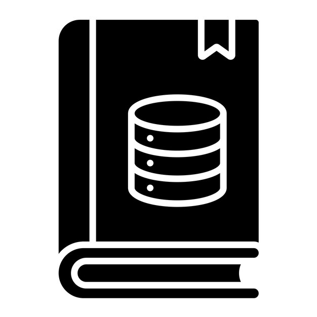 Study Database Vector Illustration Style