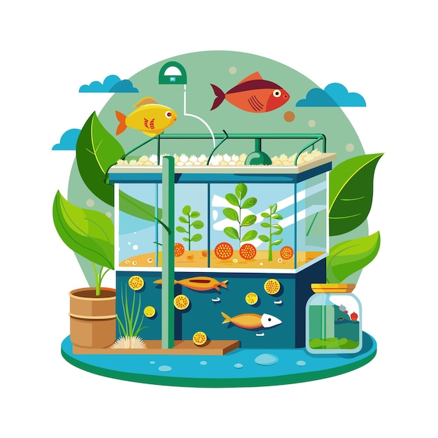 Stueplante i potte vektor-illustrationskoncept