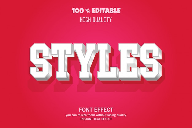 Styles text style