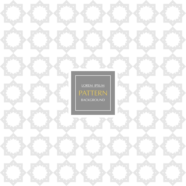 Stylish abstract arabic shape pattern background