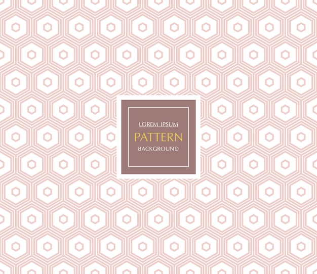 Stylish abstract hexagonal shape pattern background