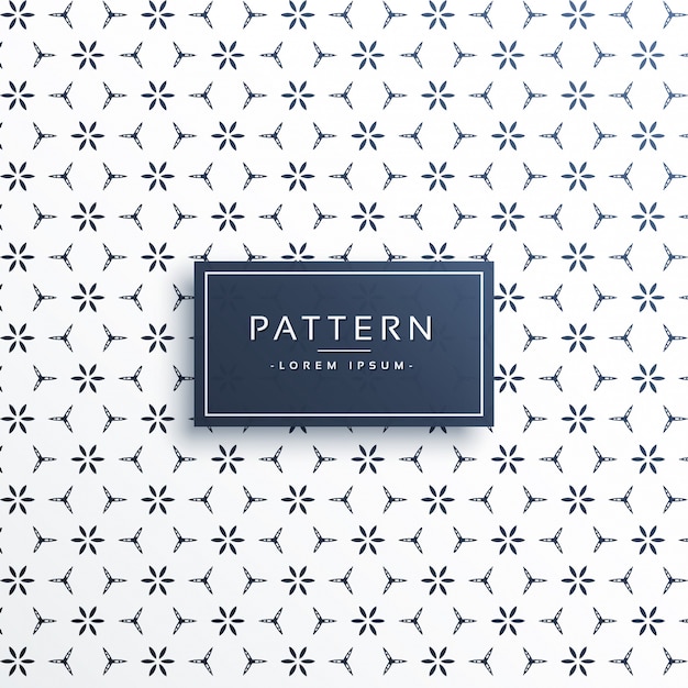 stylish minimal flower abstract pattern background
