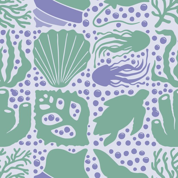 stylish repeating design surface pattern for branding x9elegant shapes