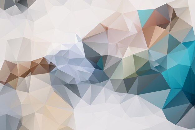 Stylish sea blue vector polygonal abstract background