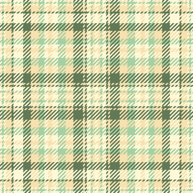 Stylish vector tartan plaid decor fabric check textile Latin background pattern texture seamless in light goldenrod yellow and wheat colors