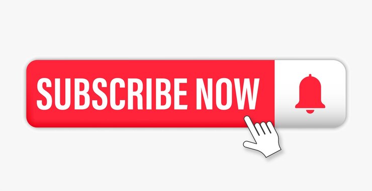 Vektör subscription button with bell icon