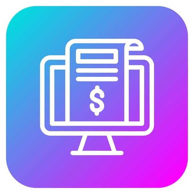 Subscription Model vector icon Can be used for Digital Marketing iconset