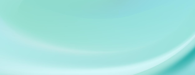 Subtle and airy abstract banner with a soft light teal gradient