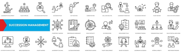 Succession Management icon Leadership Development Talent Pipeline