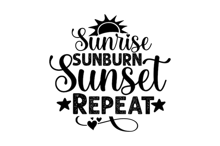 Vektör summer beach svg design