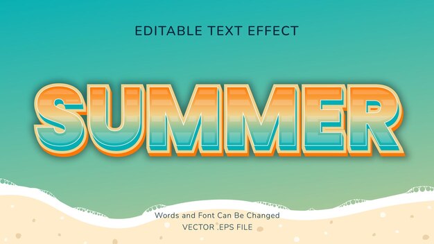 Summer Bold Text Effect