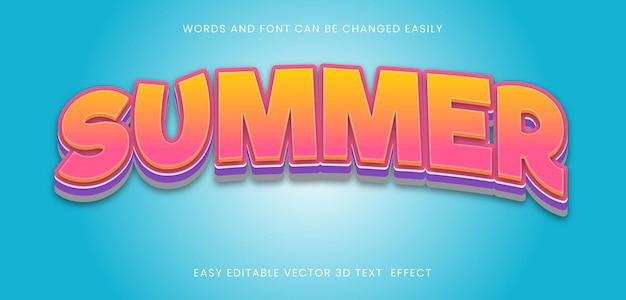 Summer text style