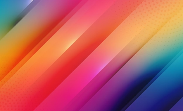 Summer Vibes Vector Gradient Vibrant Abstract Background