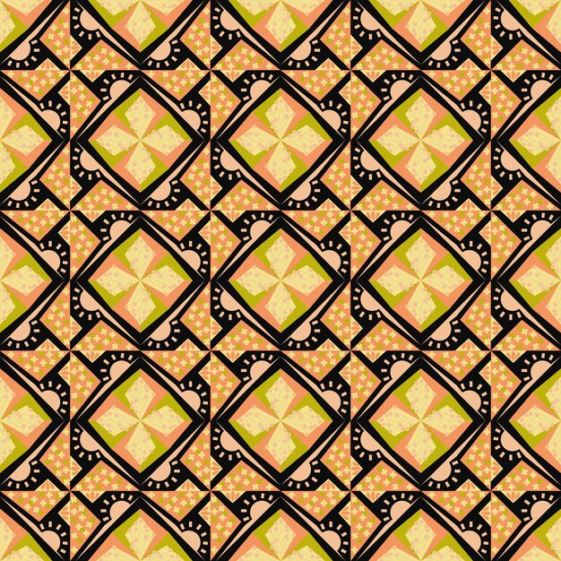Sun Floral Seamless Pattern Background Garden Nature Plant Art