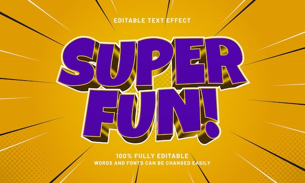 super fun editable text effects with a kids and games theme