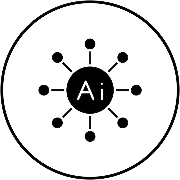 super intelligence vector icon can be used for data analytics iconset