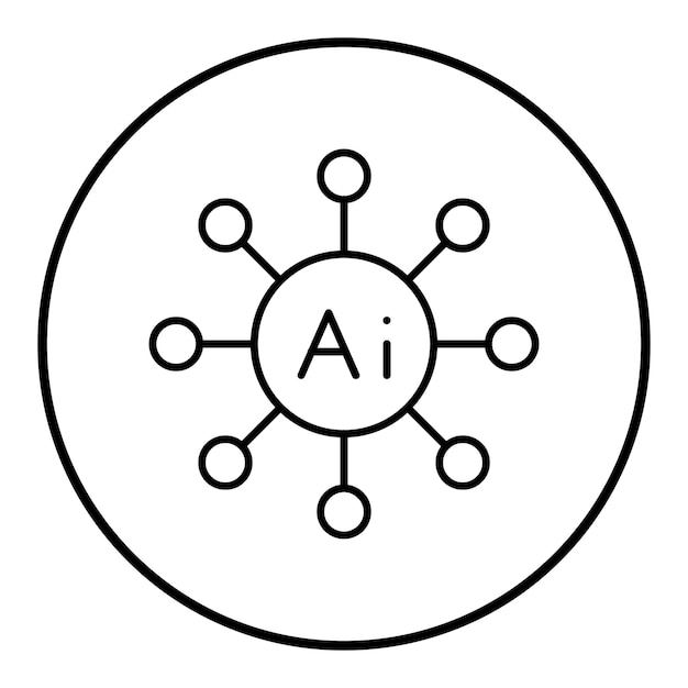 super intelligence vector icon can be used for data analytics iconset