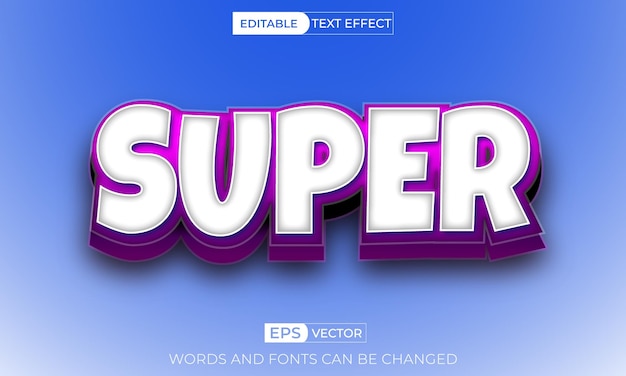 Super Text Effect for Headlines and Marketing