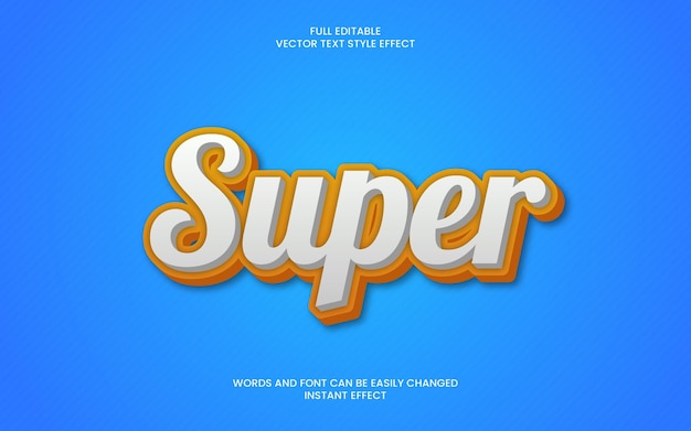 super text effect
