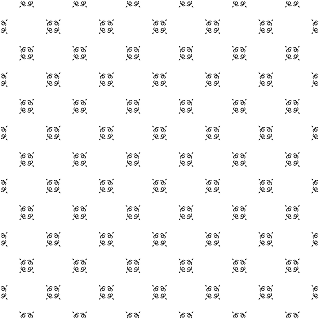 Svartvitt sömlöst abstrakt mönster Bakgrund och kuliss Gråskalig ornamentdesign