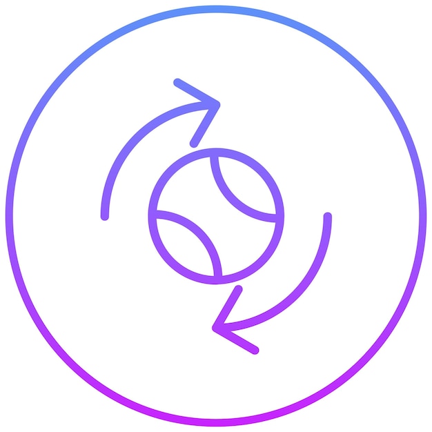 Swap vector icon illustration of Soccer iconset