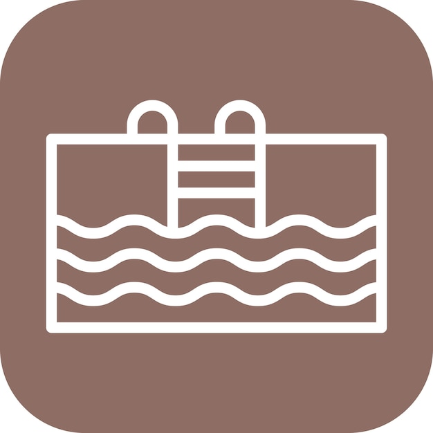 Swimming Pool icon vector image Can be used for Outdoor Fun