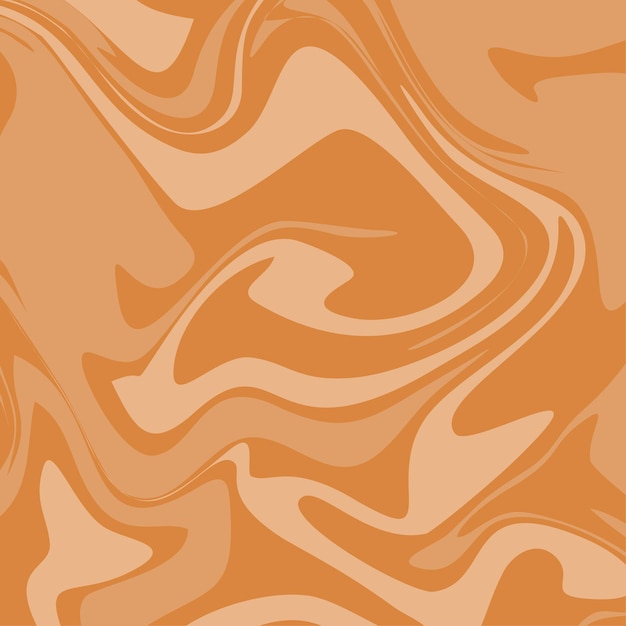 Swirling Melting Liquid Creme Brown Colored for Background Texture