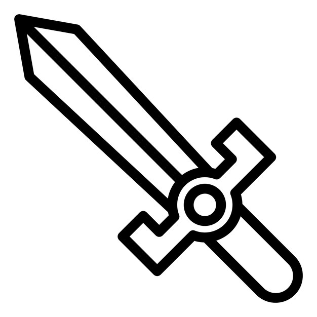 Sword Toy Icon Style