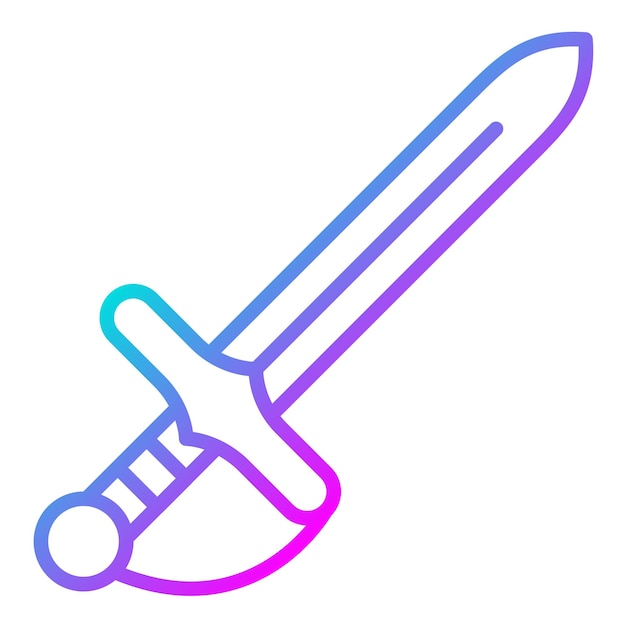 sword vector icon can be used for shooting iconset