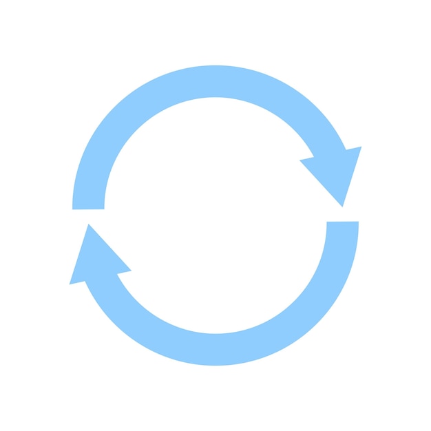 Symbol of movement rotation cyclic recurrence