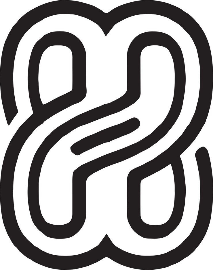 Vektör symmetrical abstract design elements