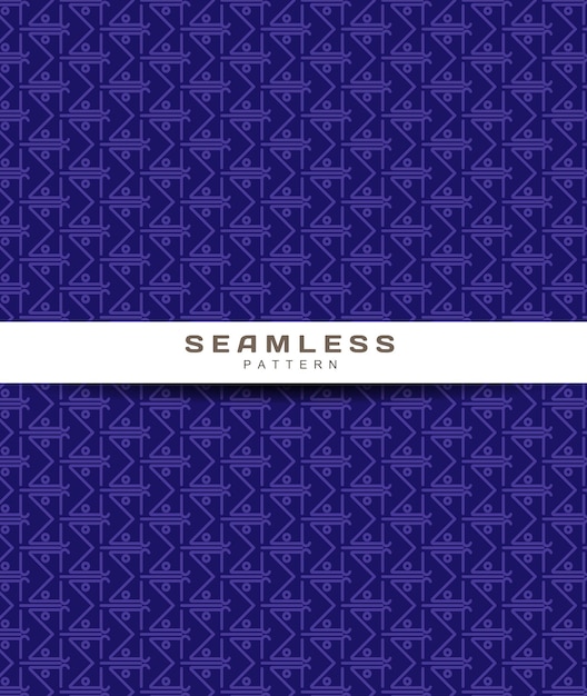 symmetrical seamless pattern with simple objects