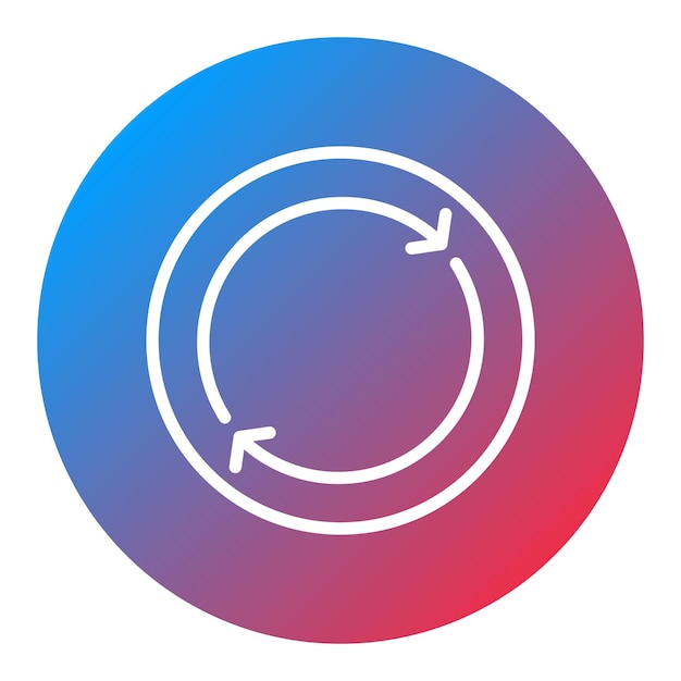 synchronization icon vector image can be used for teamwork