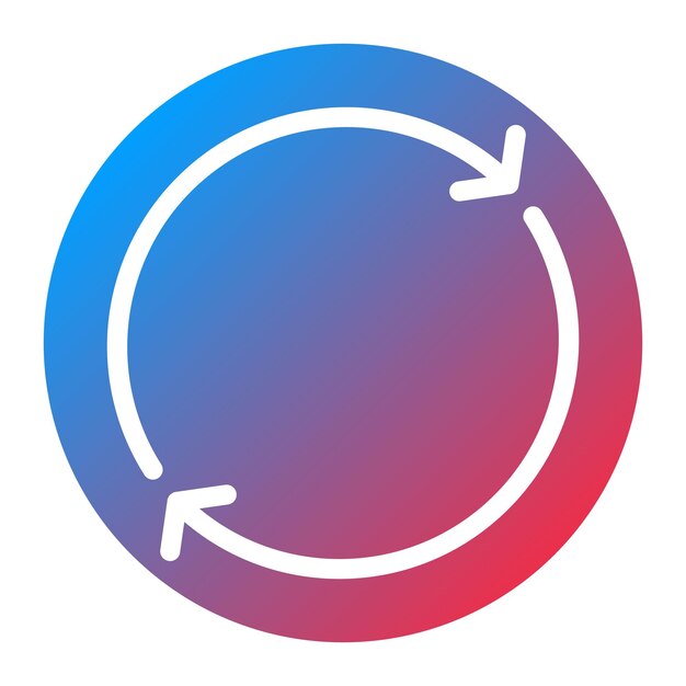 synchronization icon vector image can be used for teamwork
