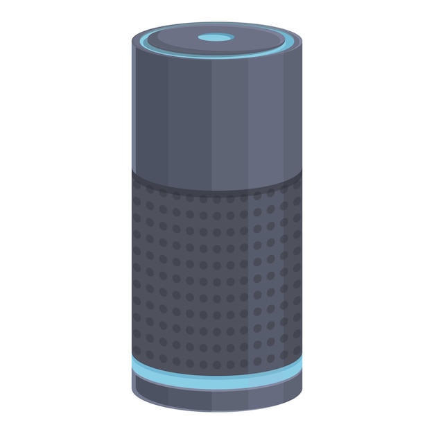System speaker icon cartoon vector Alexa music Smart device