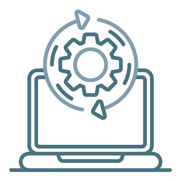 System Update Flat Illustration